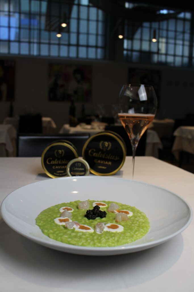 Risotto Cascina salera con Caviale Calvisius