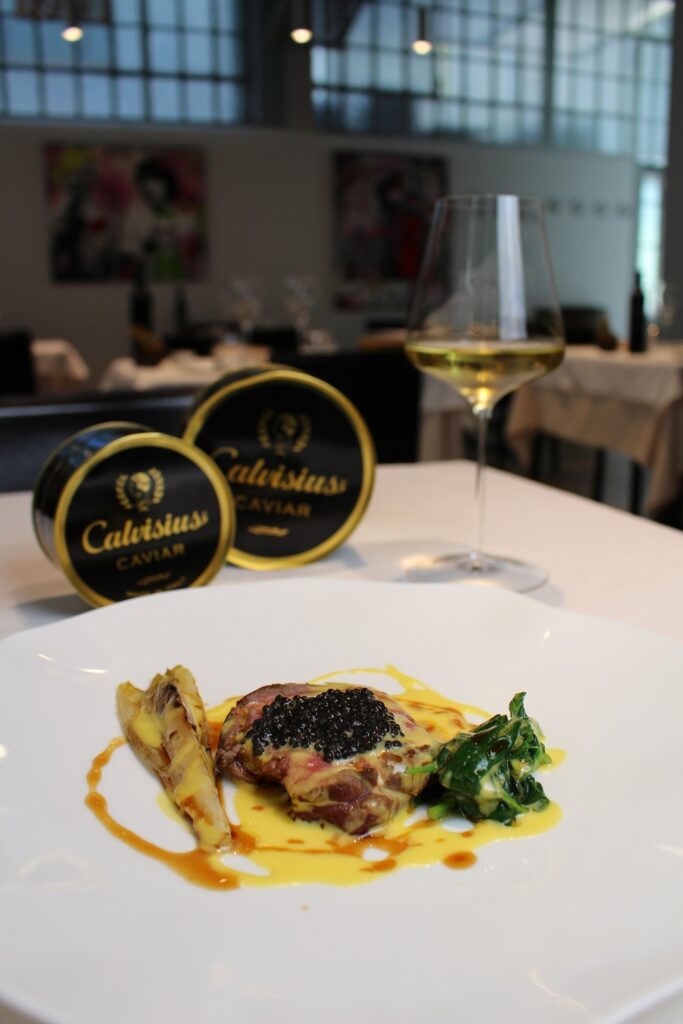 Filetto di manzo con caviale Calvisius